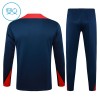 Sudadera De Entrenamiento Barcelona Cremallera De Cuarto 2024-25 Armada - Niño